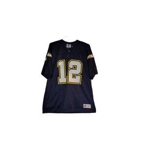 NFL Los Angeles Chargers Stan Humphries #12 Jersey Size L By Logo Athletics